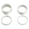 Wolf Tooth Components 1-1/8" Headset Spacer Kit (Silver) (3, 5, 10, 15mm) -Wolf Tooth spacer sll kit1