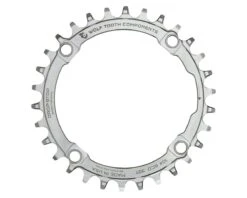 Wolf Tooth Components Stainless Steel Chainring (Silver) (104mm BCD) (Drop-Stop A) (Single) (30T)