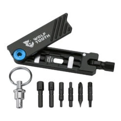 Wolf-tooth Wolf Tooth 6-Bit Hex Wrench Keyring Multitool - Blue 7 Wolf-tooth Wolf Tooth 6-Bit Hex Wrench Keyring Multitool - Blue -Wolf Tooth wolf tooth 6 bit key bl 02 1443084