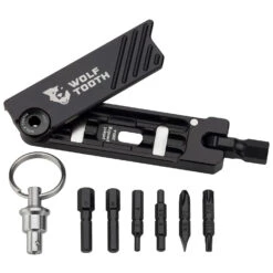 Wolf-tooth Wolf Tooth 6-Bit Hex Wrench Keyring Multitool - Black 7 Wolf-tooth Wolf Tooth 6-Bit Hex Wrench Keyring Multitool - Black -Wolf Tooth wolf tooth 6 bit key bl 03 1443044