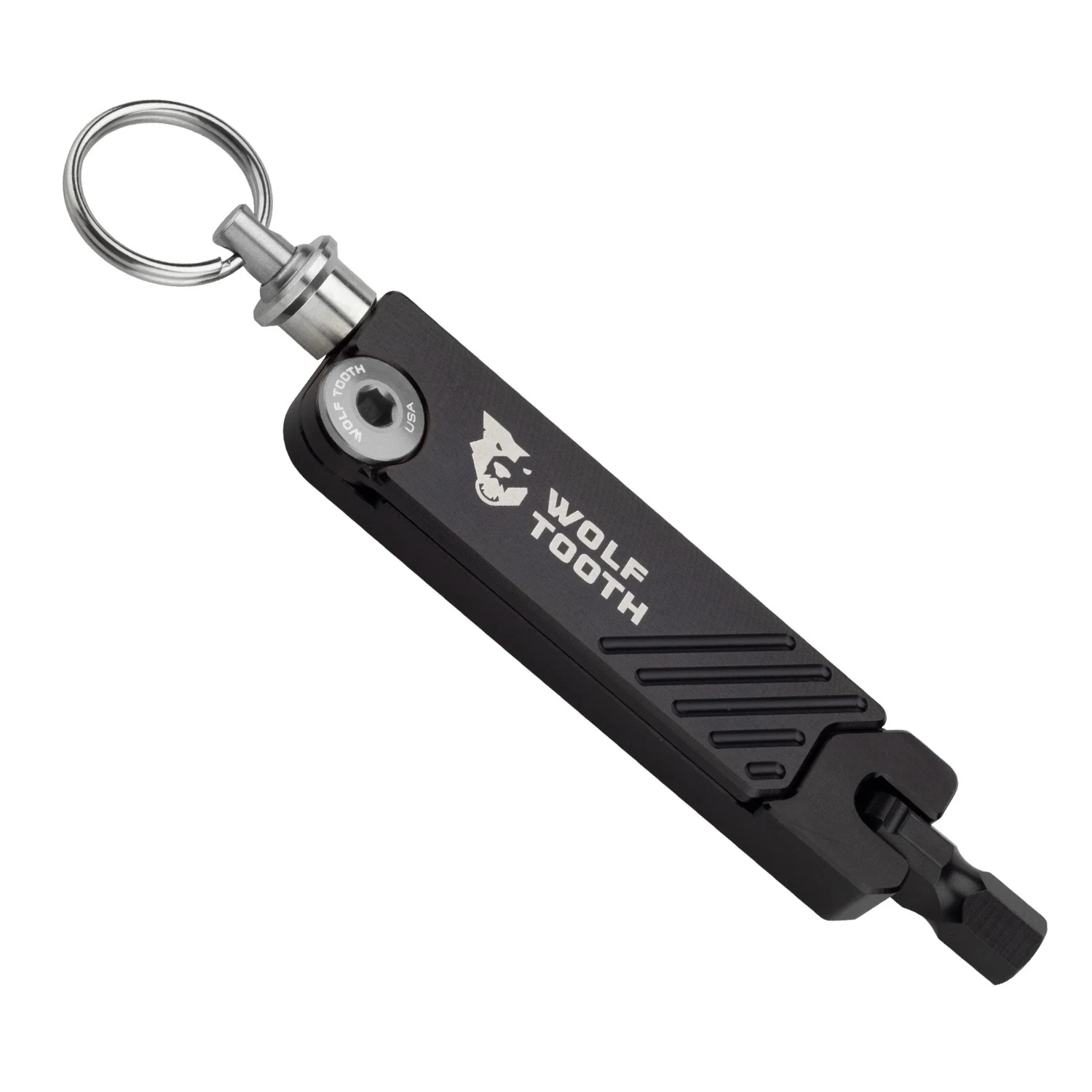 Wolf-tooth Wolf Tooth 6-Bit Hex Wrench Keyring Multitool - Gunmetal 5 Wolf-tooth Wolf Tooth 6-Bit Hex Wrench Keyring Multitool - Gunmetal - Image 3