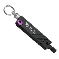 Wolf-tooth Wolf Tooth 6-Bit Hex Wrench Keyring Multitool - Purple -Wolf Tooth wolf tooth 6 bit key prp 01 1443203