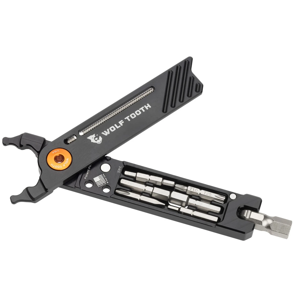 Wolf-tooth Wolf Tooth 8-Bit Pack Pliers - Black / Orange 3 Wolf-tooth Wolf Tooth 8-Bit Pack Pliers - Black / Orange
