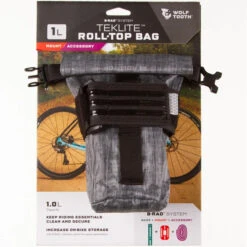 Wolf-tooth Wolf Tooth B-RAD TekLite Roll-Top Bag With Strap - 1L 9 Wolf-tooth Wolf Tooth B-RAD TekLite Roll-Top Bag With Strap - 1L -Wolf Tooth wolf tooth b rad teklite roll top bag 1 liter with strap packed 1176828