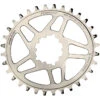 Wolf-tooth Wolf Tooth Elliptical Direct Mount Boost Chainring For Cane Creek EeWings-/SRAM-3-Bolt Cranksets - For Shimano 12-speed Hyperglide+ - Nickel -Wolf Tooth wolf tooth elliptical boost dm chainring cane creek sram shimano 12 speed chain 32t nickel main 1177716