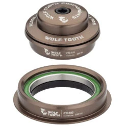Wolf-tooth Wolf Tooth Premium Tapered Headset - ZS44/28.6 | ZS56/40 - Espresso