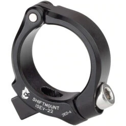 Wolf-tooth Wolf Tooth ShiftMount Clamp For Mounting Shimano I-Spec EV Shifter To MTB Handlebar - 22.2 Mm - Black