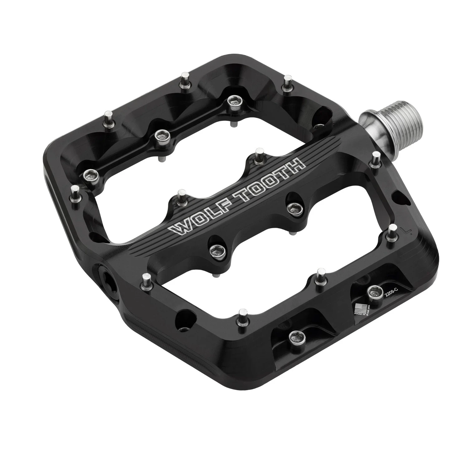 Wolf-tooth Wolf Tooth Waveform Flat Pedals - Small - Black 3 Wolf-tooth Wolf Tooth Waveform Flat Pedals - Small - Black