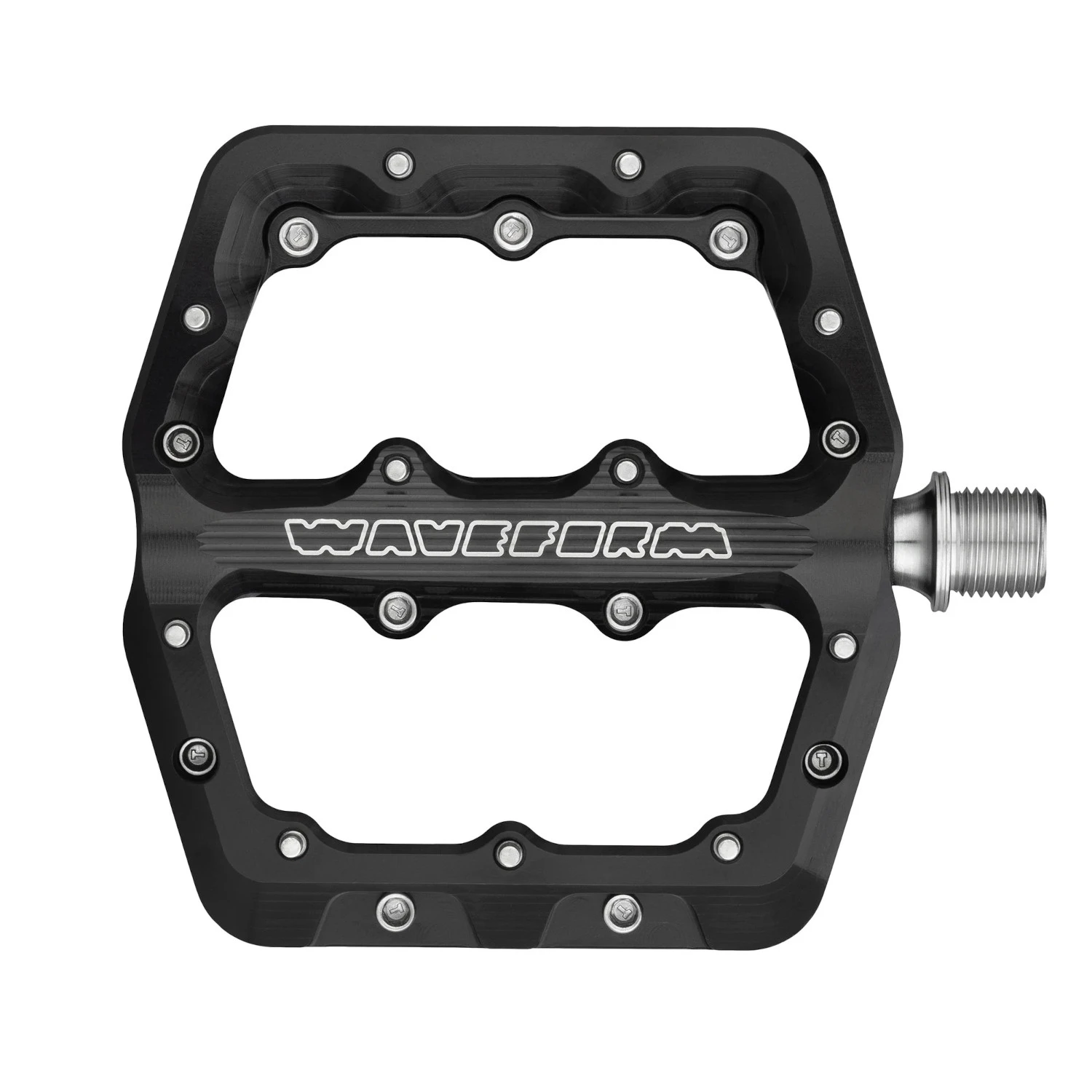 Wolf-tooth Wolf Tooth Waveform Flat Pedals - Small - Black 4 Wolf-tooth Wolf Tooth Waveform Flat Pedals - Small - Black - Image 2
