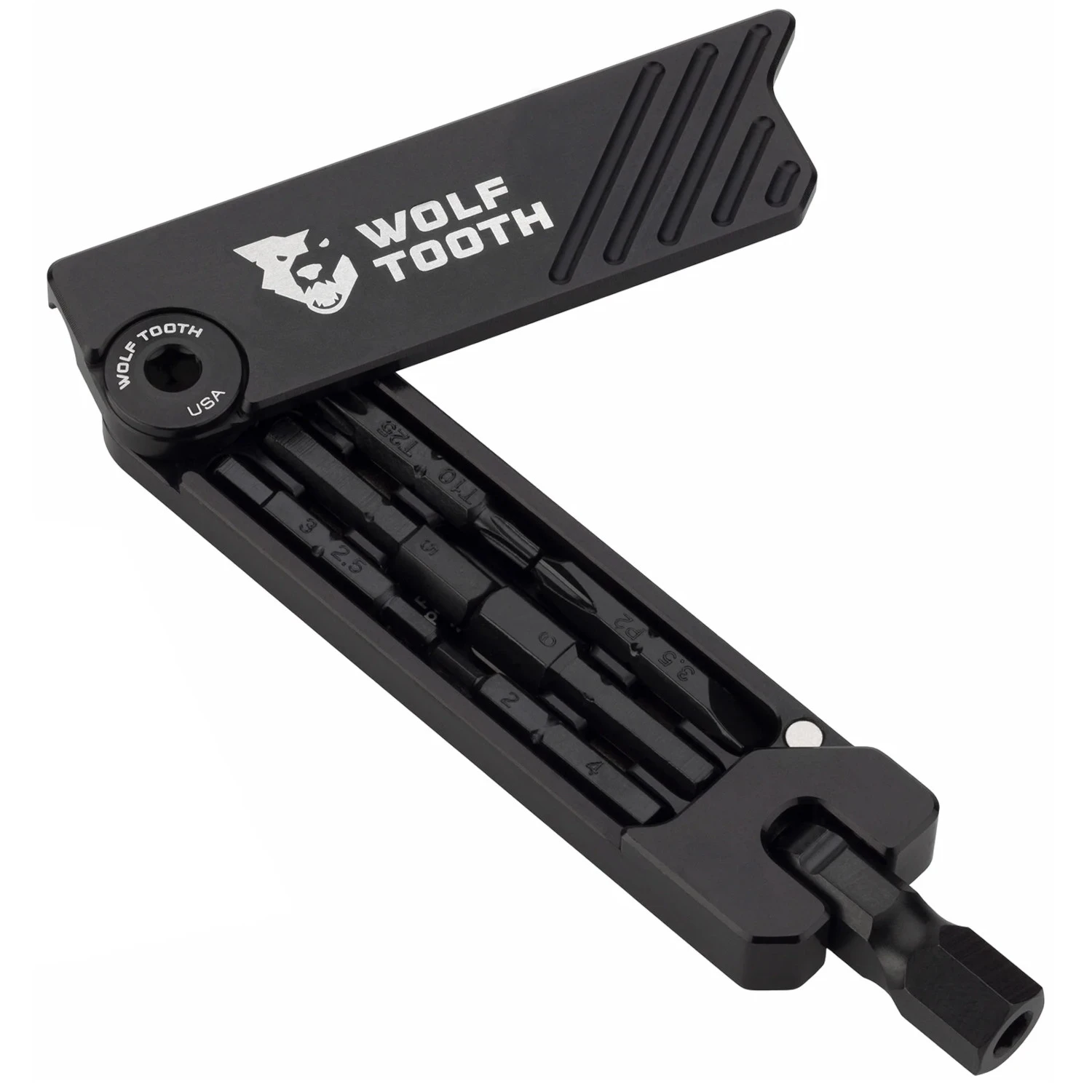 Wolf-tooth Wolf Tooth 6-Bit Hex Wrench Multitool - Black 3 Wolf-tooth Wolf Tooth 6-Bit Hex Wrench Multitool - Black