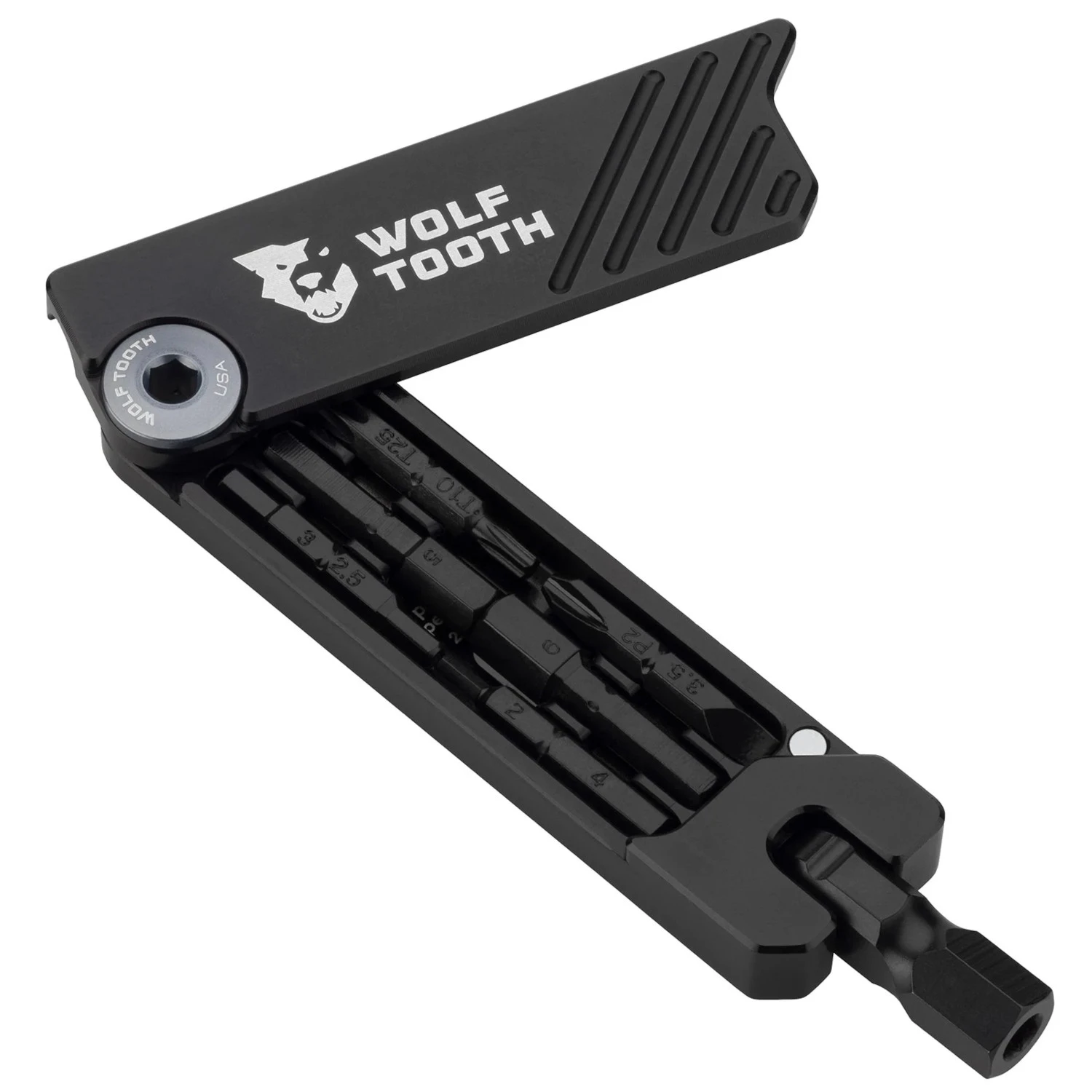 Wolf-tooth Wolf Tooth 6-Bit Hex Wrench Multitool - Gunmetal 3 Wolf-tooth Wolf Tooth 6-Bit Hex Wrench Multitool - Gunmetal