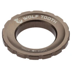Wolf-tooth Wolf Tooth Centerlock Rotor Lockring - Espresso