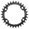 Wolf Tooth Components Shimano Chainring (Black) (XT 8000/SLX M7000) (Drop-Stop A) (Single) (30T) (96mm BCD)